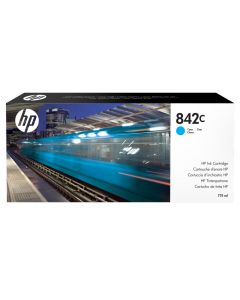 Encre HP 842C pour PW XL8000 - Cyan - 775 ml