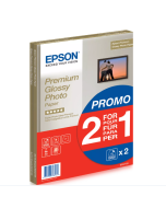 Papier Epson Photo Premium Glacé A4 255g, 2 x 15 feuilles