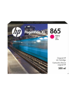 Encre HP 865 pour PageWide XL Magenta - 500ml