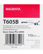 EPSON T605B (C13T605B00) - Magenta 110ml --> voir T606B (C13T606B00) MAGENTA 220ML 