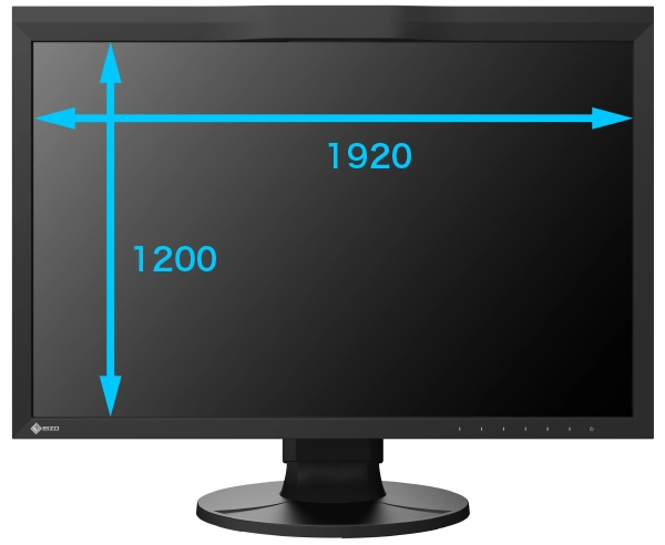 Ecran Eizo CG2400S - Resolution